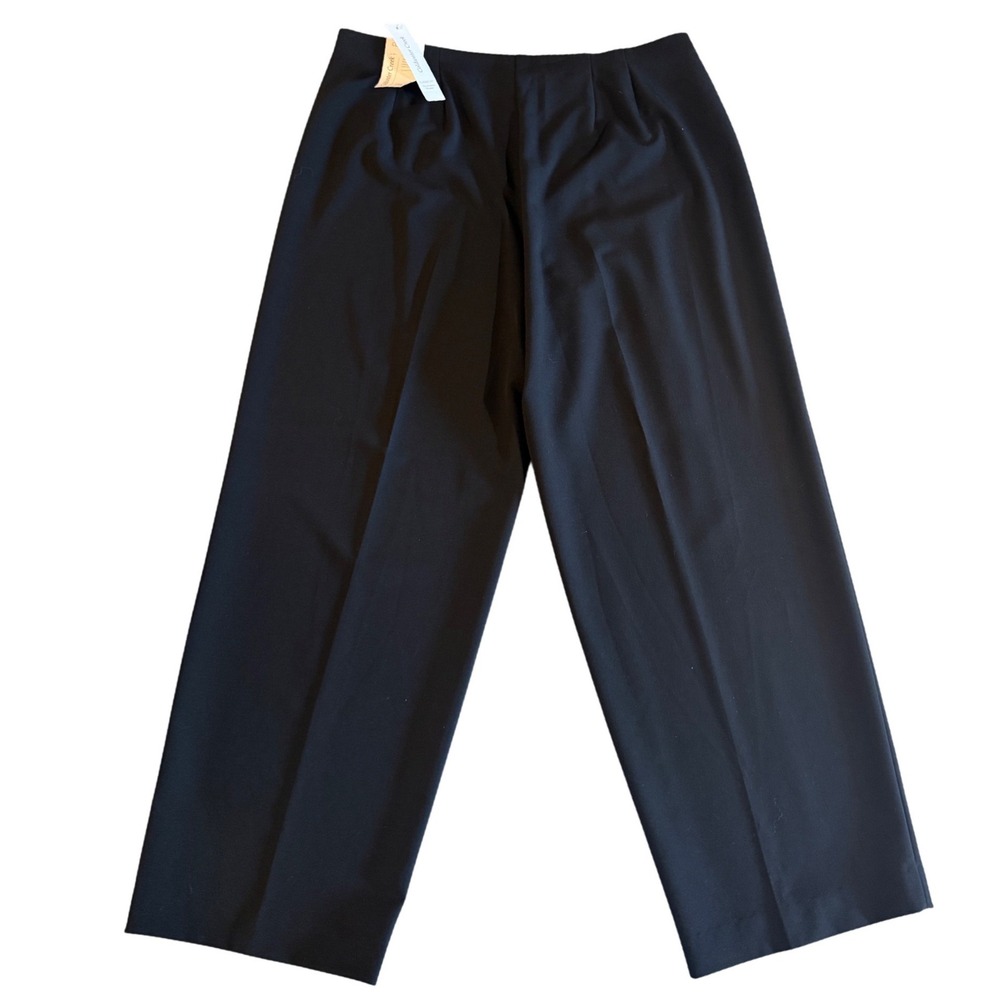 Coldwater Creek Holly Pant Black Straight Leg Classic Fit Plus Size 20 NWT